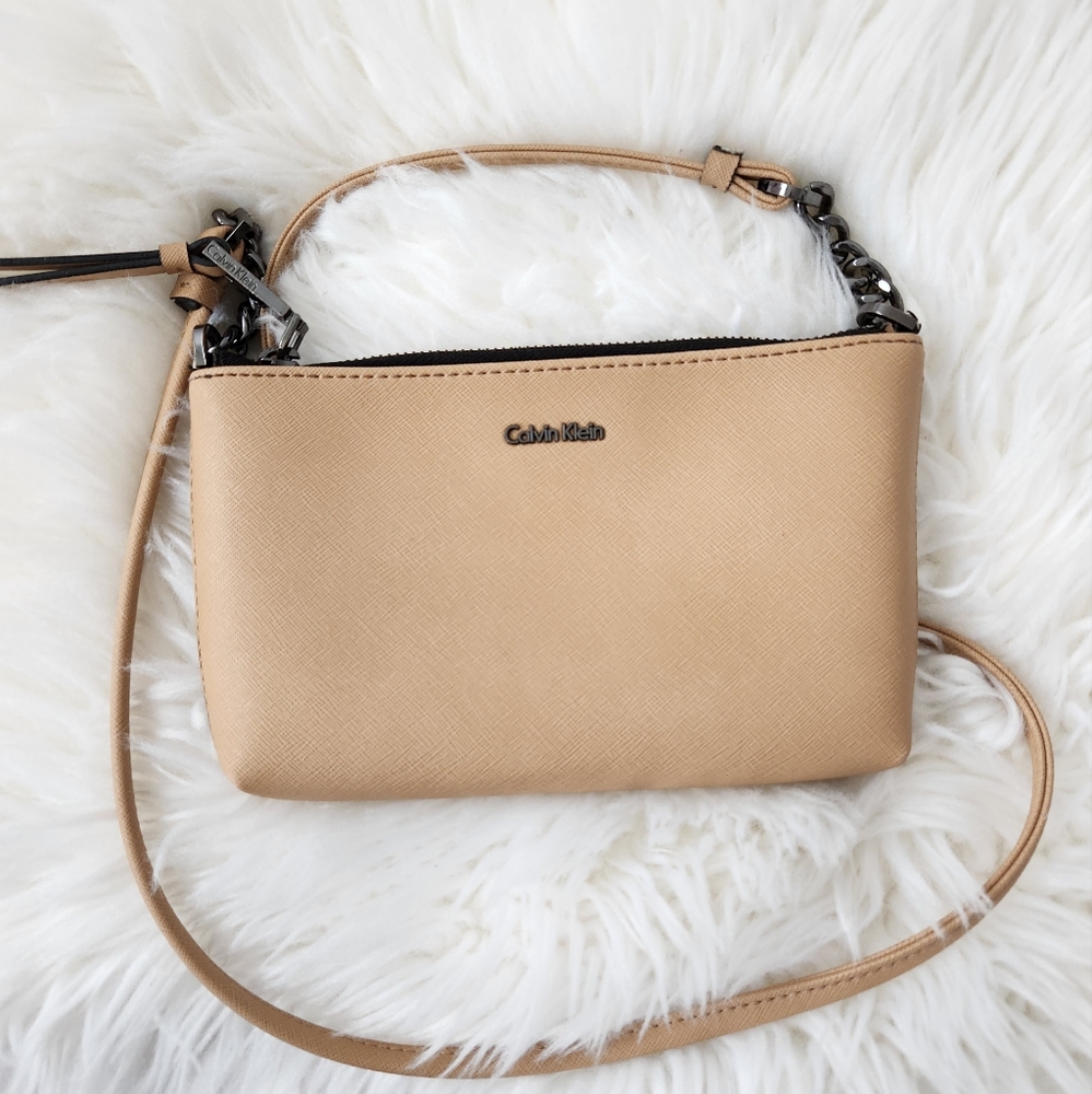 COPY - Calvin Klein Small Tan Crossbody
